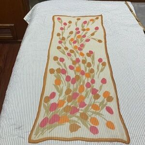 Blooming Tulips sheer oblong scarf